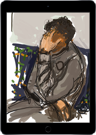 "Sunday Morning" iPad Art (328 x 462)